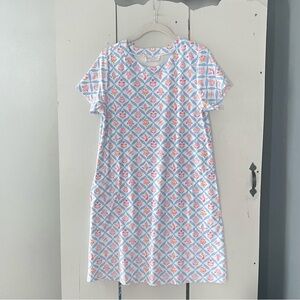 Smith & Quinn Small Floral Shift Tennis Dress  Resort Preppy